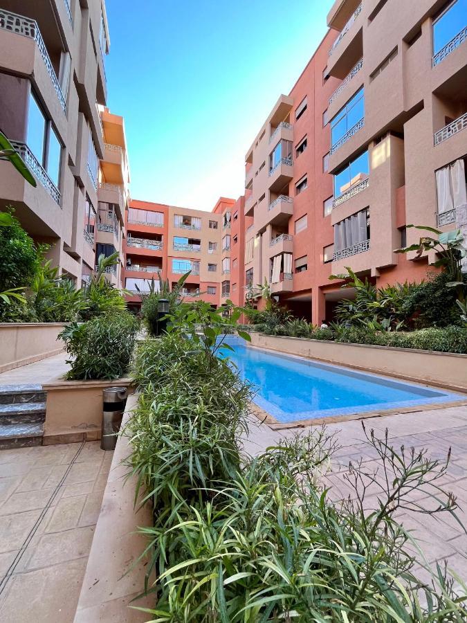 Bel Appartement A Marrakech En Residence Avec Piscine - Fibre & Netflix Marakéš Exteriér fotografie