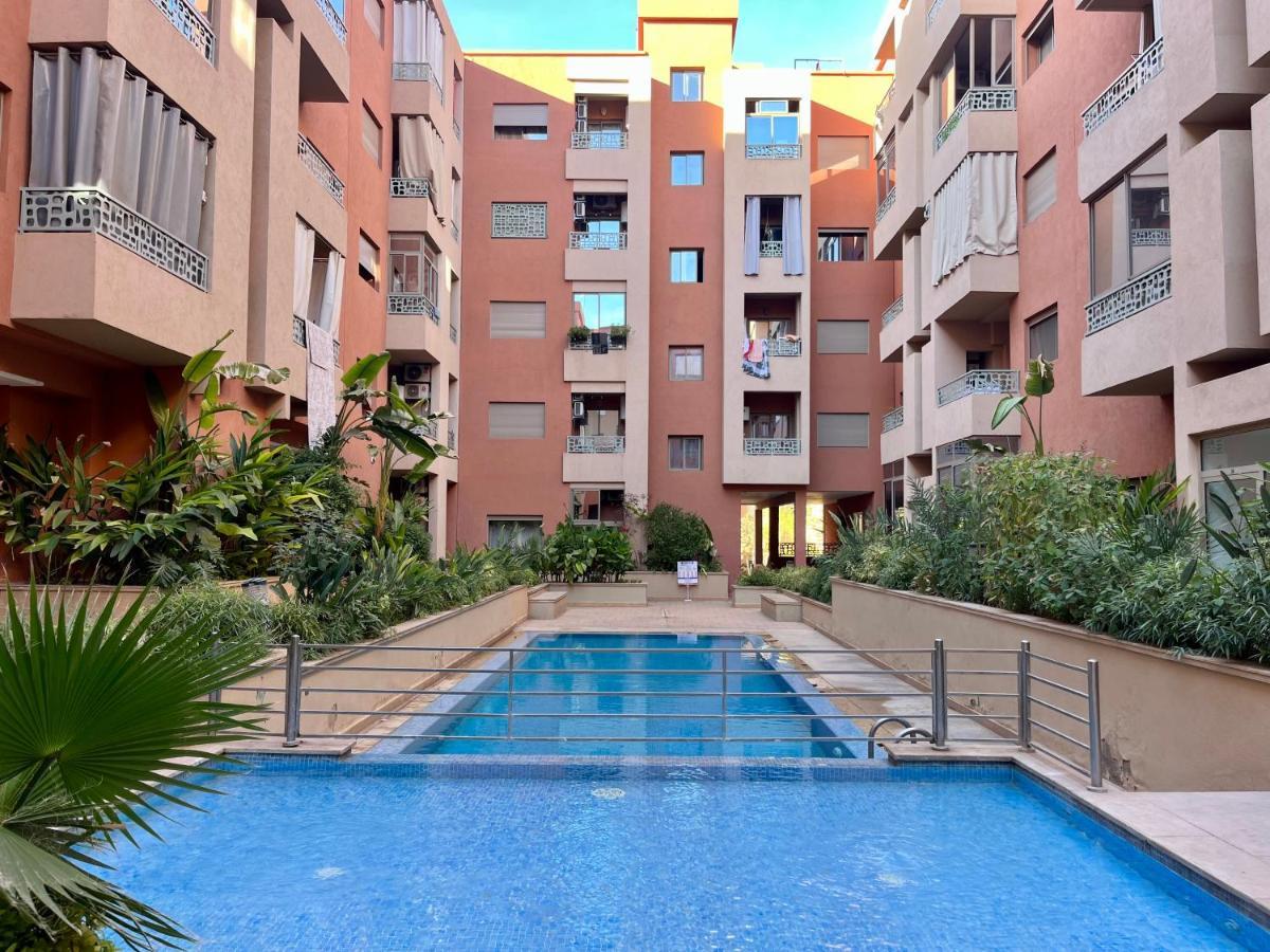 Bel Appartement A Marrakech En Residence Avec Piscine - Fibre & Netflix Marakéš Exteriér fotografie
